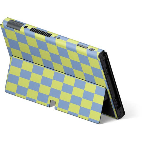 Neon Checkered Nintendo Switch OLED (2021) Skin